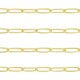 DQ Metal belcher chain anchor cable 11x4mm Gold